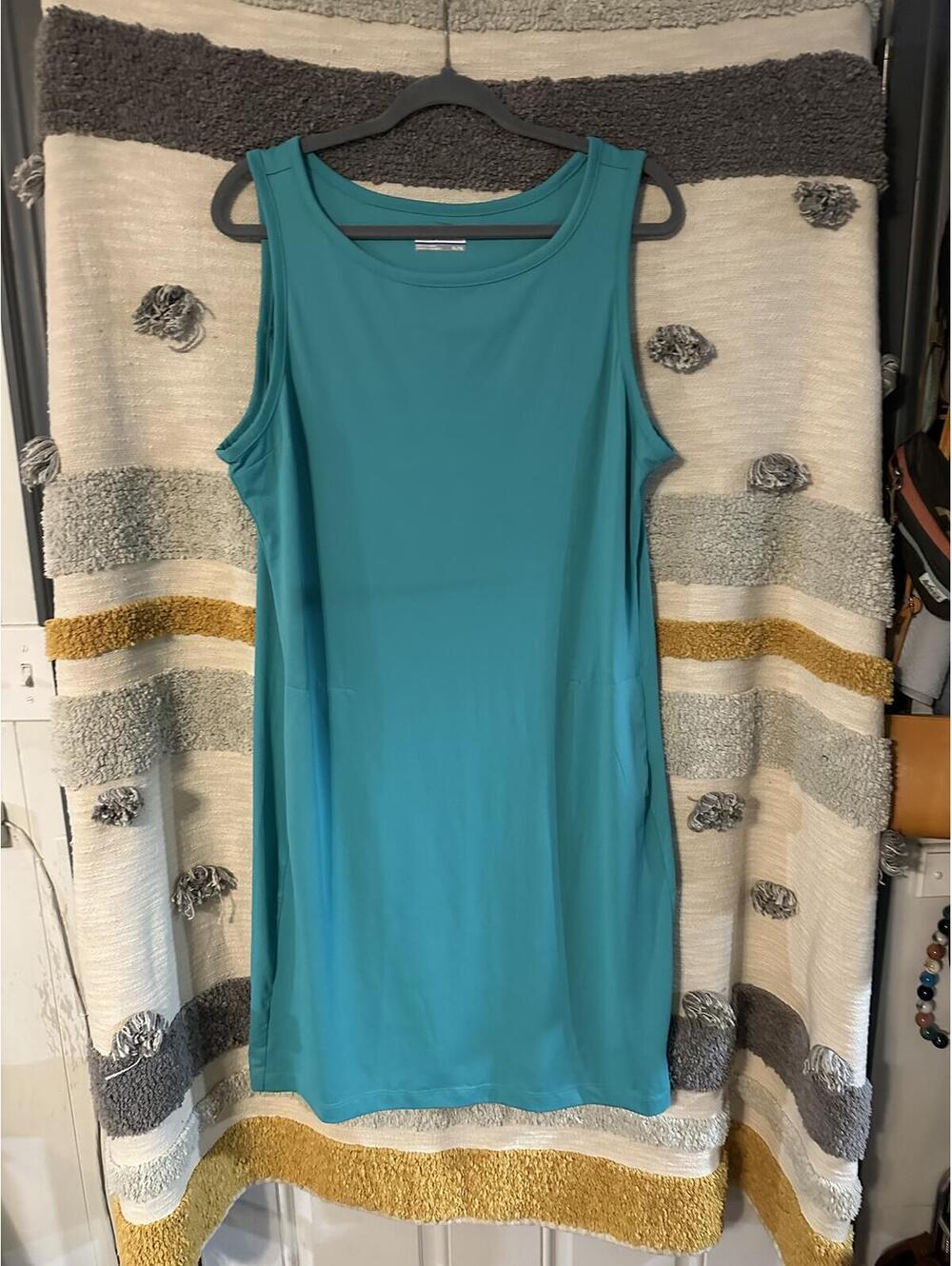 Columbia Sportswear Sleeveless Dress | Size XL | Teal/Turquoise